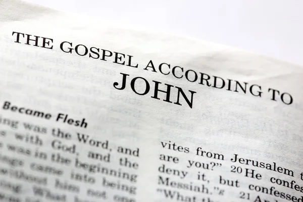 Ευαγγέλιο του Ιωάννη — Φωτογραφία Αρχείου