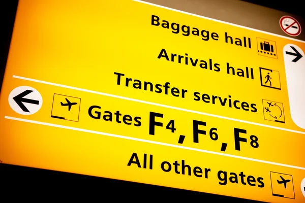 Airport Sign — Stock Photo, Image