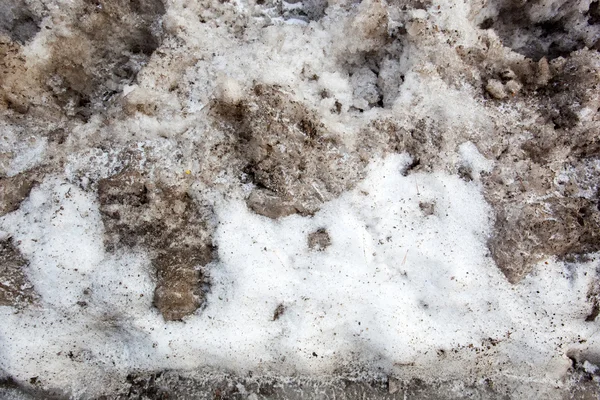 Dirty Snow Background — Stock Photo, Image