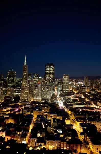 旧金山的城市景观 — 图库照片