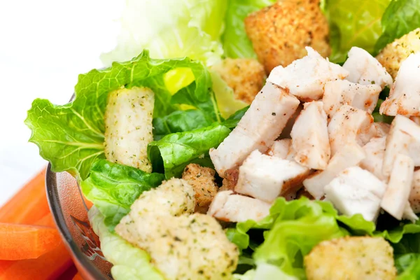 Detalhe da salada de frango — Fotografia de Stock