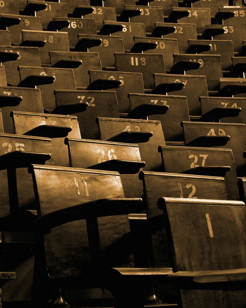 Föreläsning hall sittplatser — Stockfoto