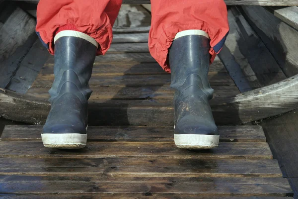 Rubberen laarzen — Stockfoto