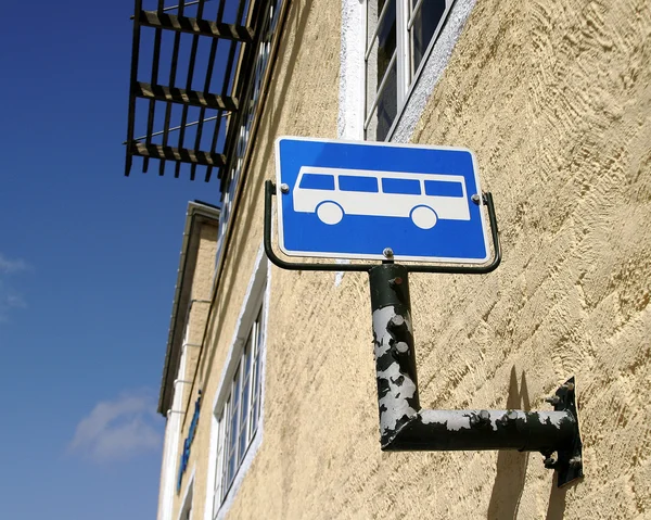 Остановка автобуса — стоковое фото