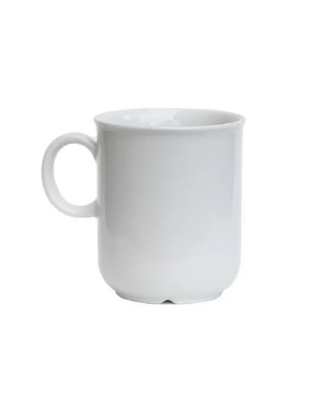 Weißer Kaffeebecher — Stockfoto