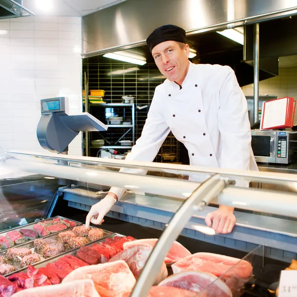 Fresh Meat Butcher — Stock Photo, Image