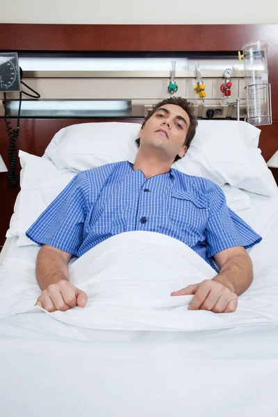 An severe male patient — Stock Photo, Image