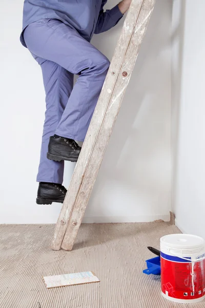 Cropped image of an workman — Stock Photo, Image