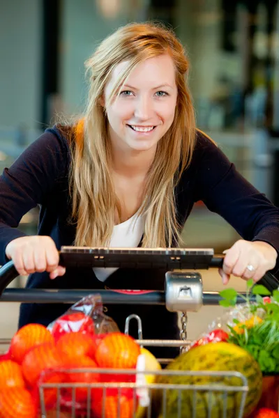 Woman with Fresh Produce — Stock Photo, Image