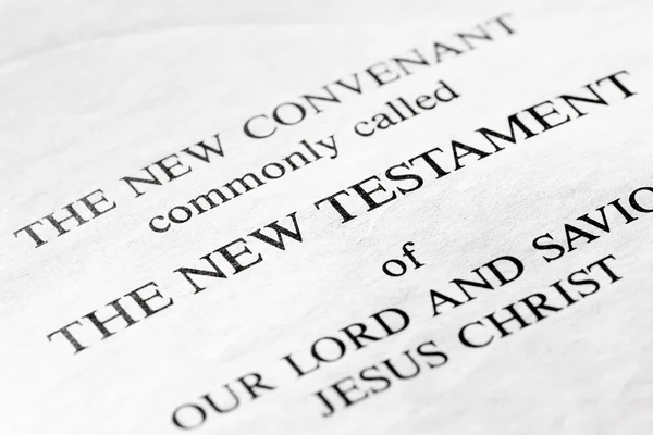 The New Testament — Stock Photo, Image