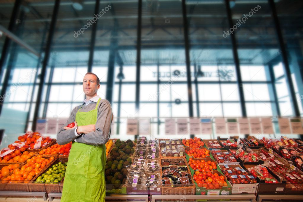 Grocery Store Owner Portrait