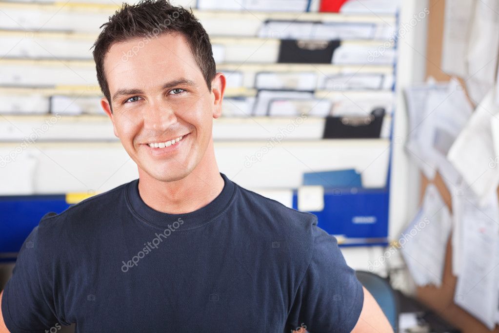 Happy Male Mechanic