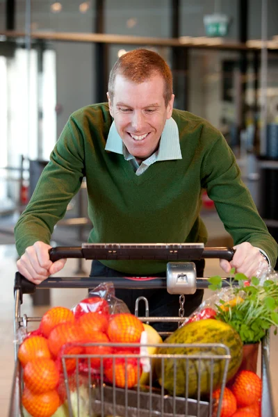 Male in Grocery Store — Stock Photo, Image