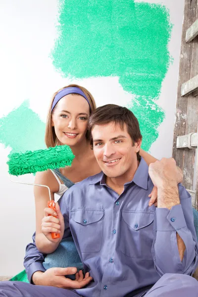Home Improvement Couple — Stock Photo, Image