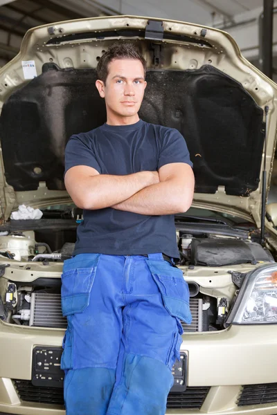 Portrét mechanik — Stock fotografie