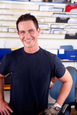 Mechanic Portrait Man clipart