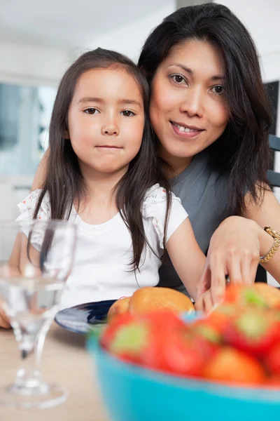 Cute mother and daughter — Stock Photo, Image