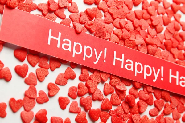 Background of red hearts — Stock Photo, Image