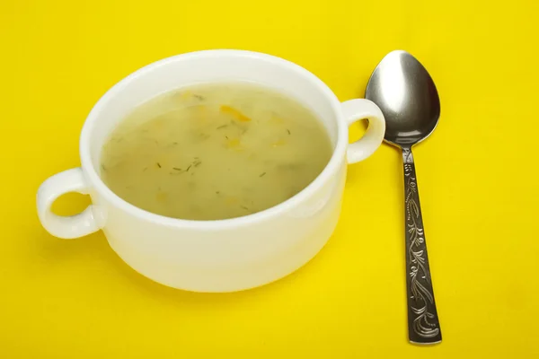 Тарелка "летний" суп — стоковое фото
