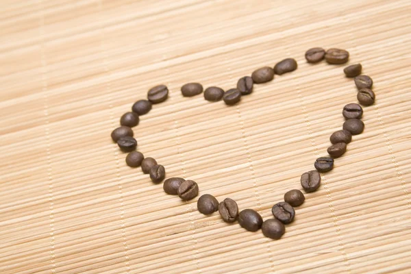 A szeretet, a természetes kávé — Stock Fotó