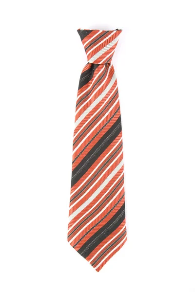 Cravatta rossa su bianco — Foto Stock