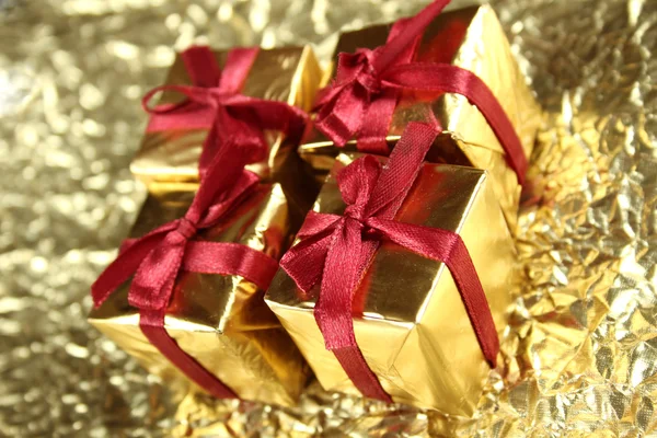 Four gift boxes — Stock Photo, Image