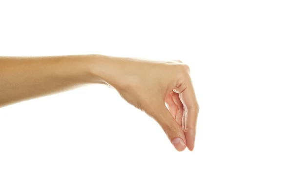 Colocación o pellizco de la mano —  Fotos de Stock