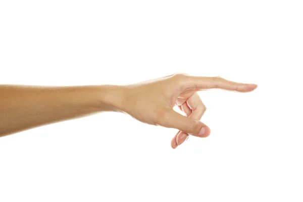 Puan bir parmak — Stok fotoğraf