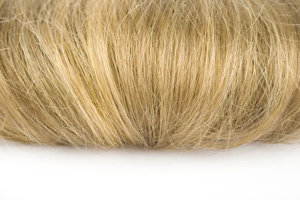 Blonde hair isolated — Stock Photo, Image