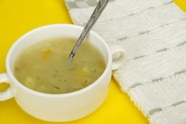 Тарелка "летний" суп — стоковое фото