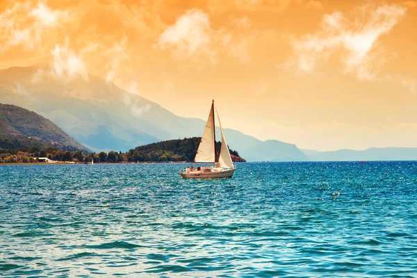 stock image Surreal image of Ohrid Lake