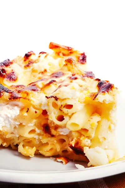 Délicieux fromage et macaroni maison — Photo