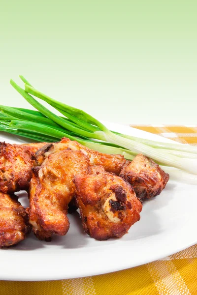 A plate of chicken wings — Stock Photo, Image