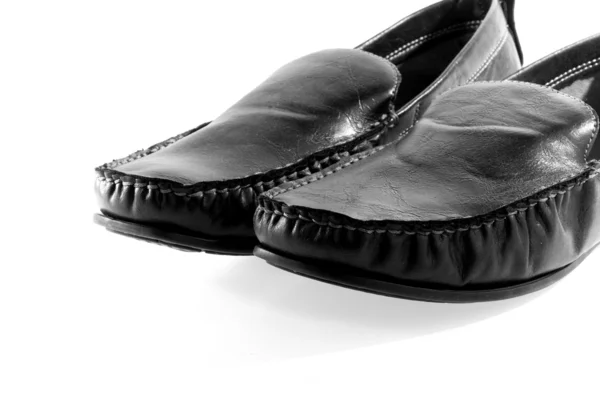 काले सुरुचिपूर्ण पुरुष जूते — स्टॉक फ़ोटो, इमेज