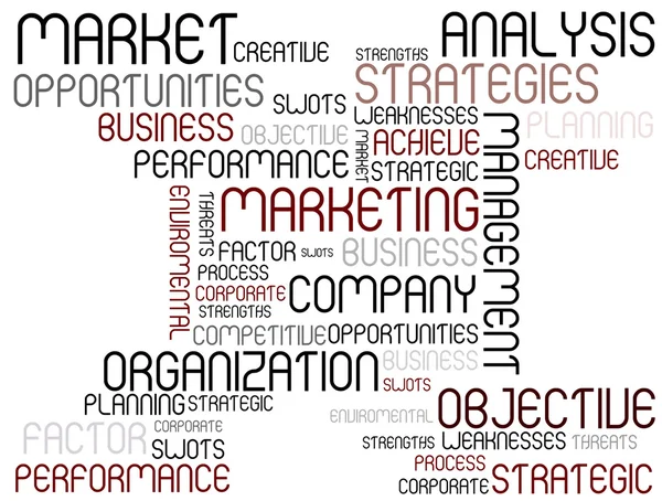 Analyse tag cloud — Image vectorielle