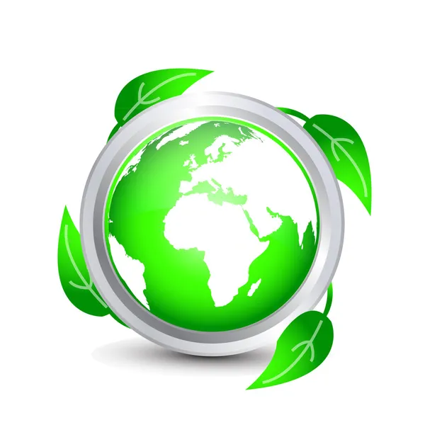Zöld Eco Barátságos vector_2 — Stock Vector