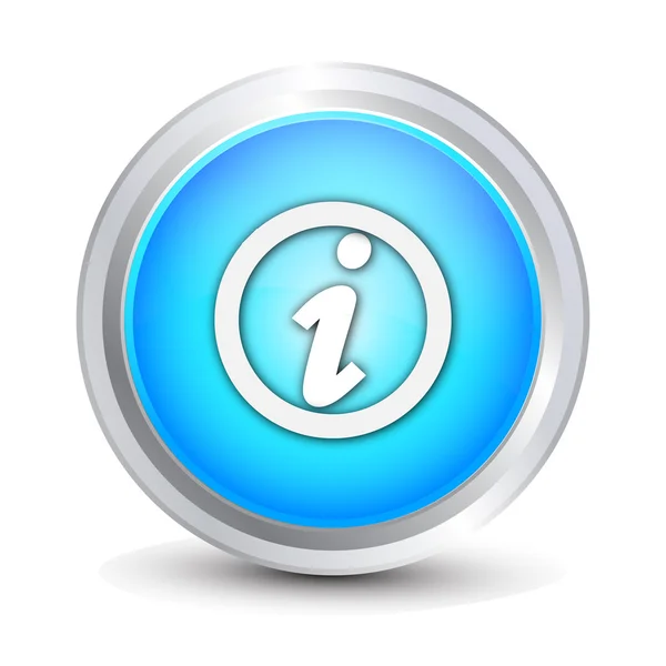 Info icône bouton — Image vectorielle