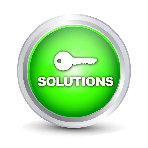 "Solutions" button — Stock Vector