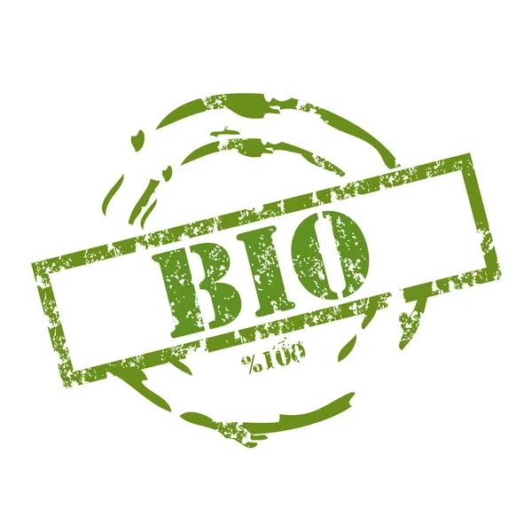 Bio rubber stamp — Stock Vector