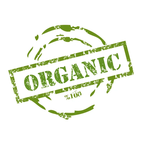 Sello de caucho orgánico — Vector de stock