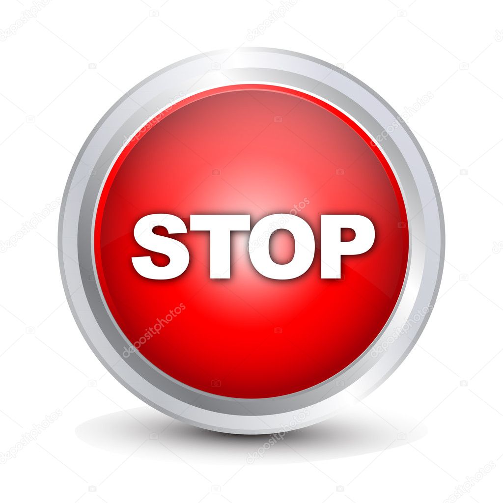 Stop sign.button.
