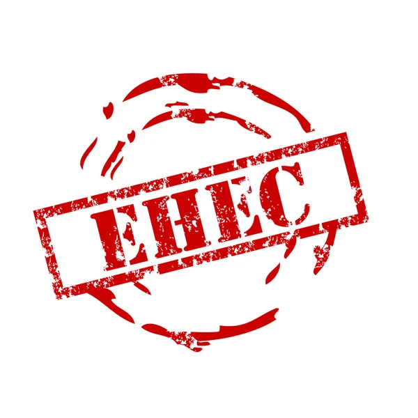 EHEC stamp — Stock Vector