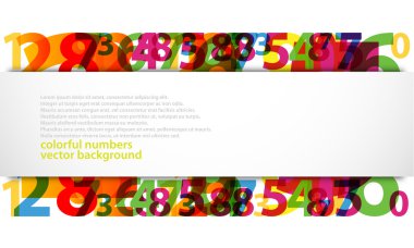 Abstract Numbers clipart