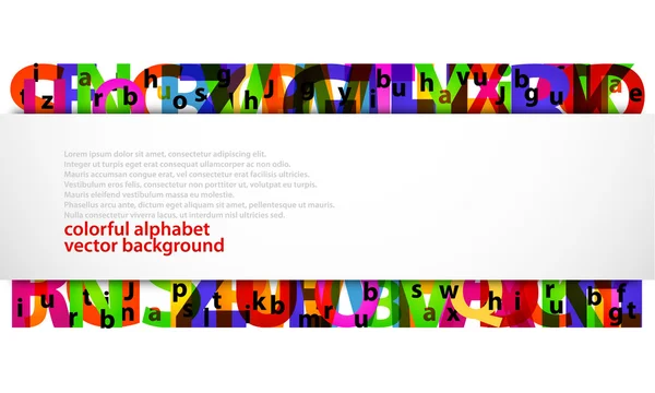 Résumé Alphabet-letters background . — Image vectorielle