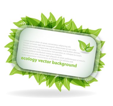 Abstract ecology background clipart