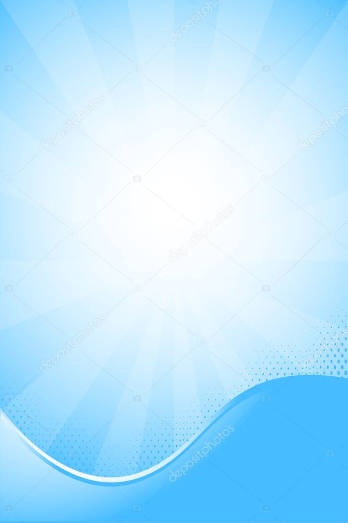 Blue business flyer background. Stock Vector Image by ©burakowski #5879511