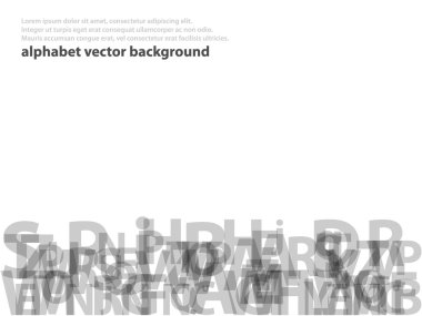 Abstract Alphabet Background_2 clipart