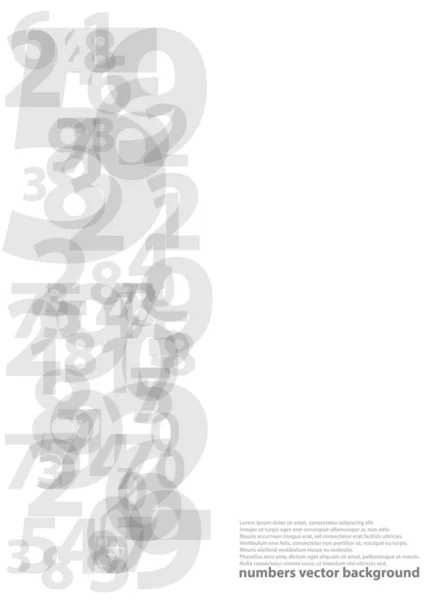 Анотація numbers_2 — стоковий вектор