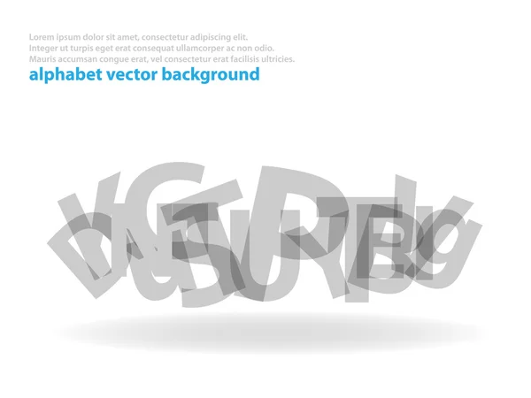 Ábécé absztrakt background_2 — Stock Vector