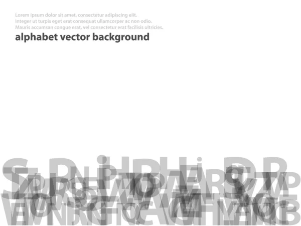 Анотація алфавіту Background_2 — стоковий вектор